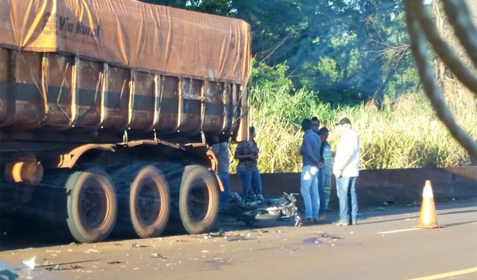 motoqueiro morre em Morro Agudo