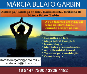M&aacute;rcia Belato Garbin - Astrologia - tarologa online