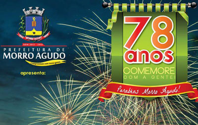 Aniversário de Morro Agudo será comemorado com festa. Veja programação