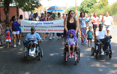 Projeto Vitória promove a primeira Caminhada da Inclusão em Orlândia